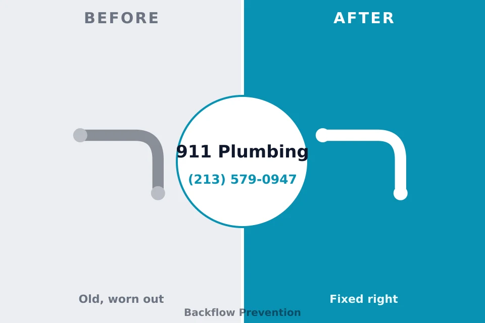 Before and after: plumbing repair Butterfield Park, NM